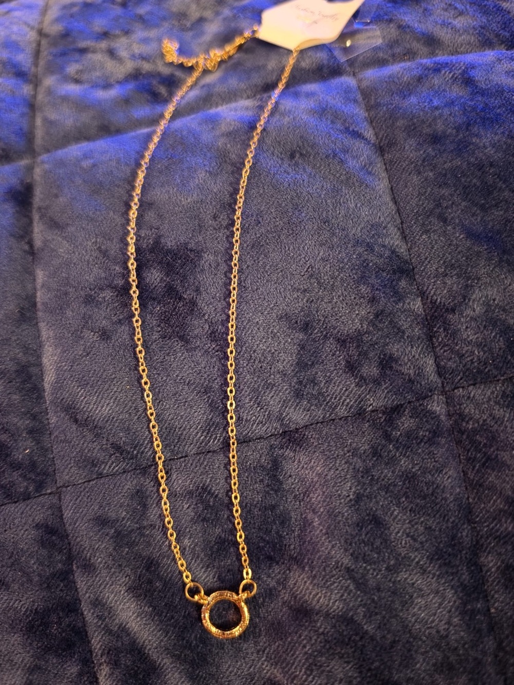 ($2) Rhinestone Ring Necklace - Picture 8 of 8